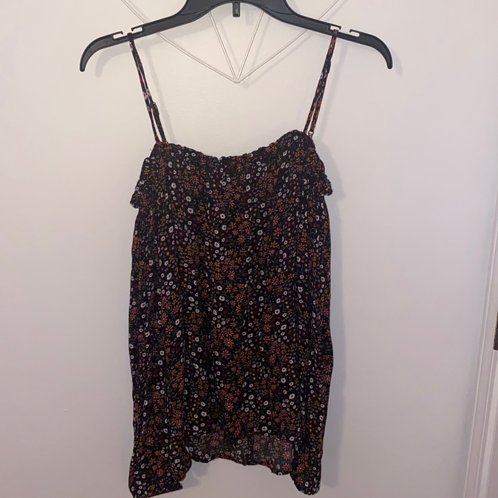 Forever 21 floral off the shoulder blouse